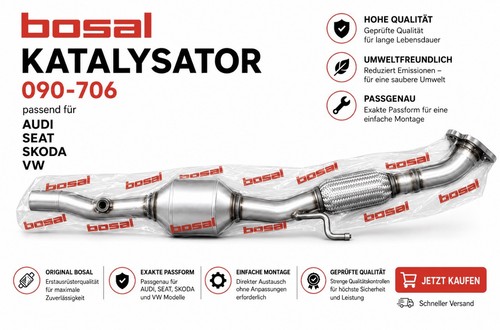 Katalysator bosal 090 706 - katalysator,