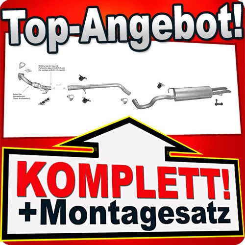 Auspuff für rohr vw - +rohr,